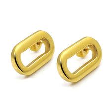 Load image into Gallery viewer, Gianna Oval Studs in gold