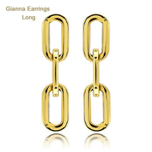 Load image into Gallery viewer, Gianna Oval Link Necklace in gold