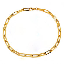 Load image into Gallery viewer, Camila Paperclip Necklace in gold
