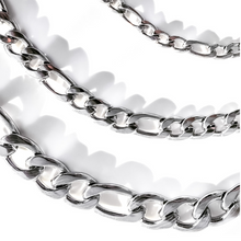 Load image into Gallery viewer, Figaro Chain 10mm &amp; 8mm Silver
