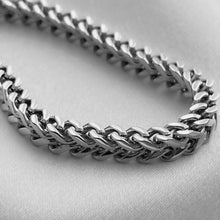 Load image into Gallery viewer, Sanza Jewelry Franco Chain in White Gold Silver