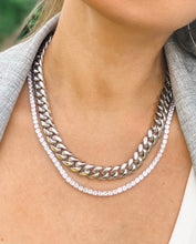 Load image into Gallery viewer, Sanza Jewelry Miami Cuban and Tennis Necklace Set