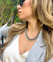 Load image into Gallery viewer, Sanza Jewelry Miami Cuban and Tennis Necklace Set