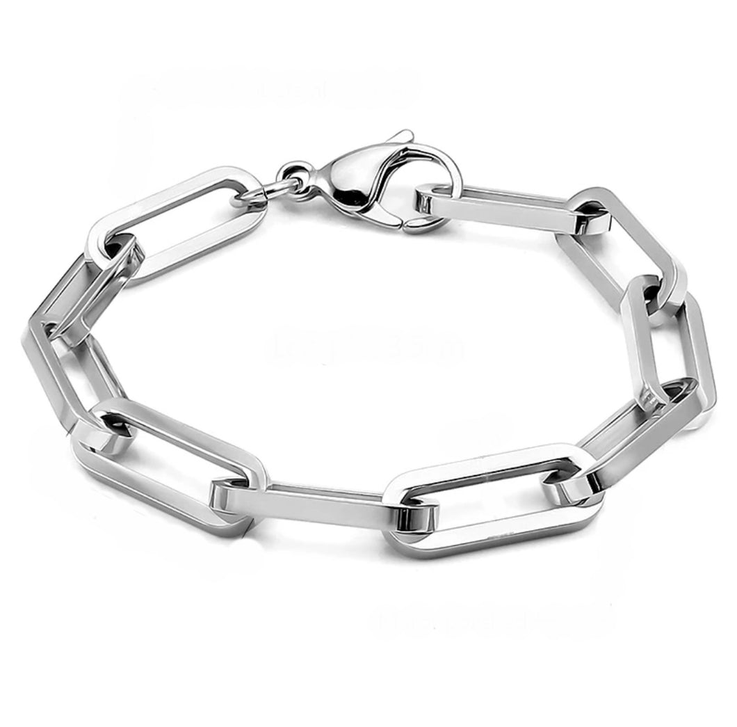 Camila Paperclip Bracelet in silver
