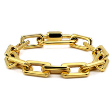 Load image into Gallery viewer, Brie Oval Link Carabiner  Statement Bracelet

