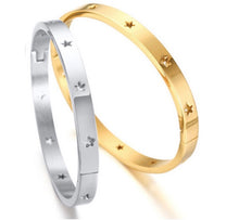 Load image into Gallery viewer, Leona bangle white gold
