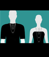 Load image into Gallery viewer, Jewelry measurements for men and women guide.
