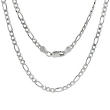 Load image into Gallery viewer, Figaro Chain 6mm &amp; 4mm Silver
