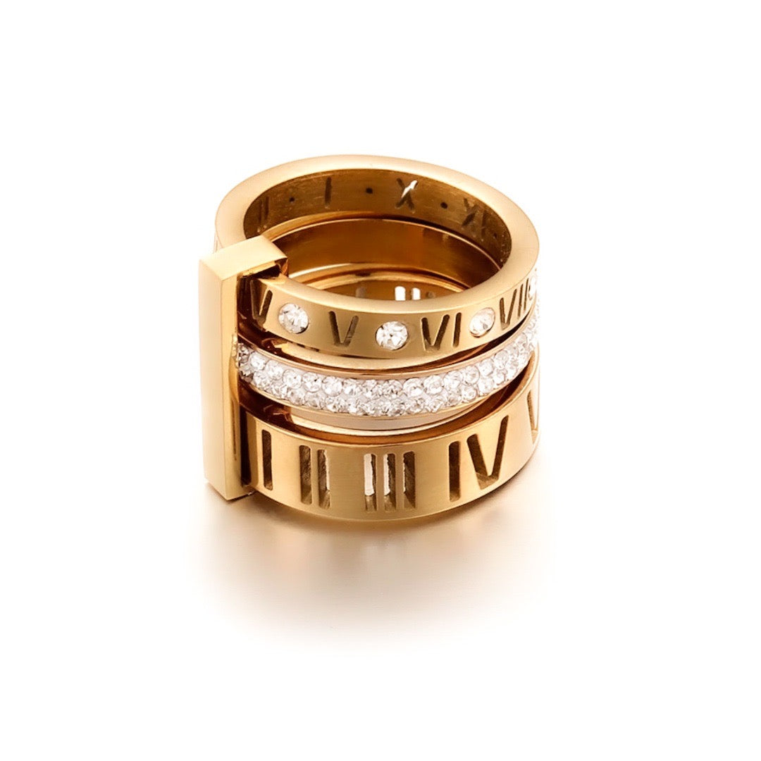 Roman numerals ring clearance cartier